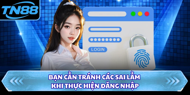 Bạn cần tránh các sai lầm khi thực hiện đăng nhập