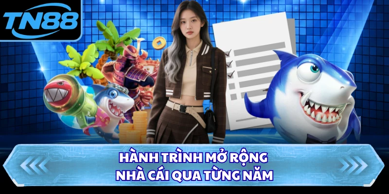 Hành trình mở rộng nhà cái qua từng năm